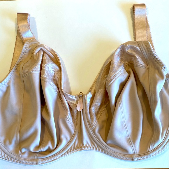 30M Fantasie 2982 UK 30J Nude Bra VGUC Wide Straps Rose Gold Loop Bow FL2982NAE - Picture 15 of 16